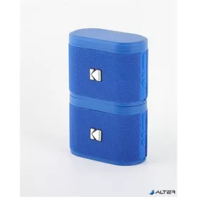   Hangszóró, hordozható, 5W, 2 db, KODAK "Soundbrix", kék