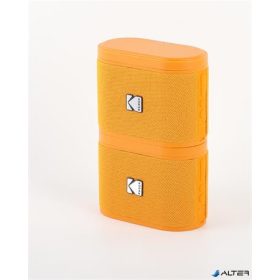   Hangszóró, hordozható, 5W, 2 db, KODAK 'Soundbrix', narancssárga