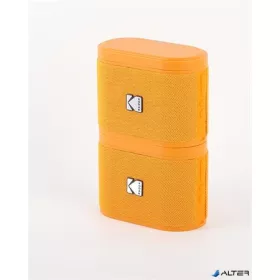   Hangszóró, hordozható, 5W, 2 db, KODAK "Soundbrix", narancssárga