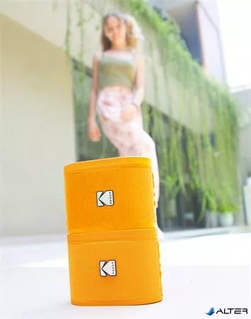 Hangszóró, hordozható, 5W, 2 db, KODAK 'Soundbrix', narancssárga