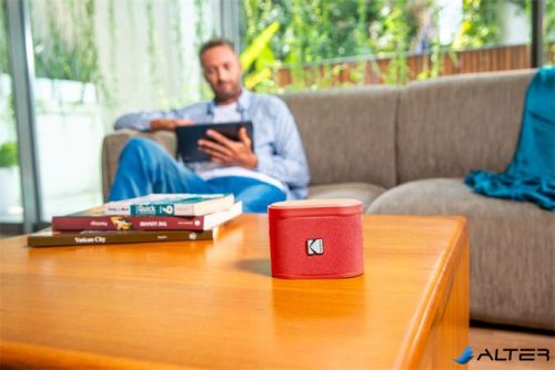 Hangszóró, hordozható, 5W, bővíthető, KODAK "Soundbrix", piros