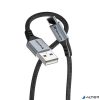 USB kábel, USB-A - USB-C, 1,2m, VERBATIM, fekete