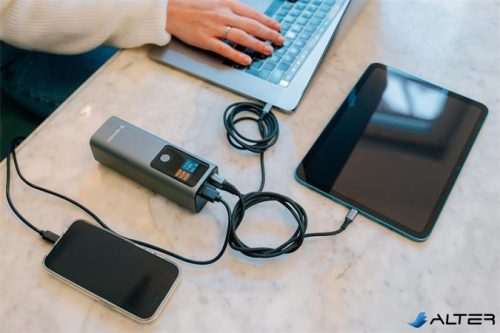 USB kábel, USB-C - USB-C, 1,2 m, 100W, VERBATIM, fekete