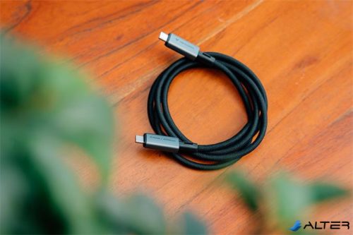 USB kábel, USB-C - USB-C, 1,2 m, 240W, VERBATIM, fekete