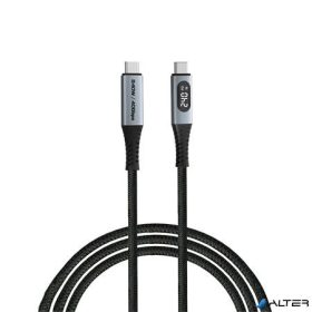   USB kábel, USB-C - USB-C, 1,2 m, 240W, teljesítménykijelzővel, VERBATIM