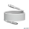 USB kábel, USB-C - USB-C, 1,2 m, 60W, mágneses, VERBATIM, szürke