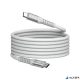 USB kábel, USB-C - USB-C, 1,2 m, 60W, mágneses, VERBATIM, szürke