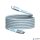 USB kábel, USB-C - USB-C, 1,2 m, 60W, mágneses, VERBATIM, kék