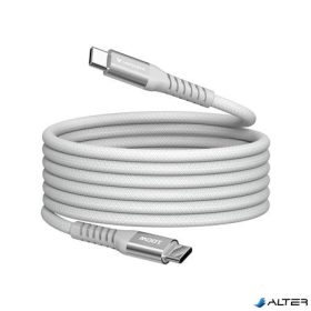   USB kábel, USB-C - USB-C, 1,2 m, 100W, mágneses, VERBATIM, szürke