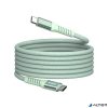 USB kábel, USB-C - USB-C, 1,2 m, 100W, mágneses, VERBATIM, zöld