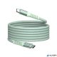USB kábel, USB-C - USB-C, 1,2 m, 100W, mágneses, VERBATIM, zöld