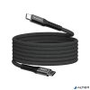 USB kábel, USB-C - USB-C, 1,2 m, 100W, mágneses, VERBATIM, fekete