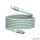 USB kábel, USB-C - USB-C, 1,2 m, 60W, mágneses, VERBATIM, zöld