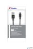 USB kábel, USB - micro USB, 1 m, VERBATIM, fekete