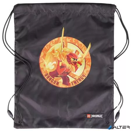 Tornazsák, LEGO "Ninjago Dragon Energy", fekete-mintás