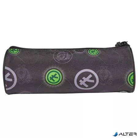 Tolltartó, henger alakú, cipzáras, LEGO "Ninjago Master of Energy", fekete-mintás