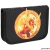 Tolltartó, klapnis, cipzáras, töltött, LEGO "Ninjago Dragon Energy", fekete-mintás