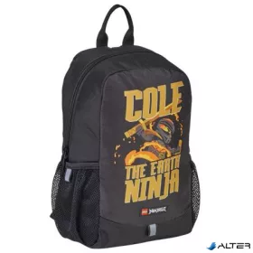   Hátizsák, közepes, LEGO 'Ninjago Cole', fekete-mintás