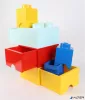 Tárolódoboz, szögletes, LEGO, kék