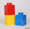 Tárolódoboz, szögletes, LEGO, sárga