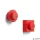 Mágnes, 2 különböző forma, LEGO, piros