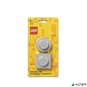 Mágnes, 2 különböző forma, LEGO, szürke