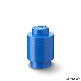 Tárolódoboz, henger, LEGO, kék