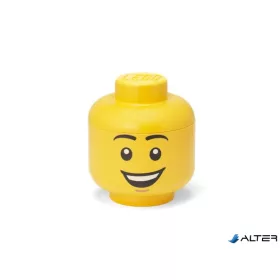 Tárolódoboz, fej, kicsi, LEGO, Happy Boy