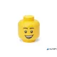 Tárolódoboz, fej, kicsi, LEGO, Happy Boy
