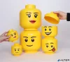 Tárolódoboz, fej, kicsi, LEGO, Boy
