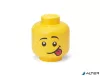 Tárolódoboz, fej, kicsi, LEGO, Silly