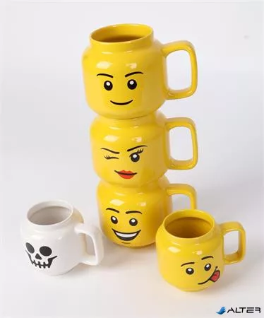 Bögre, kerámia, 255 ml, LEGO, Silly