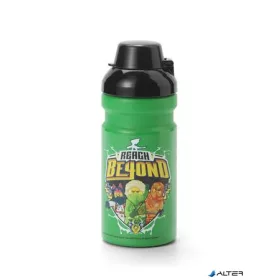   Kulacs, 390 ml, LEGO "Ninjago", zöld-fekete-mintás