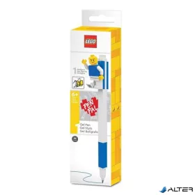 Zseléstoll, 0,7 mm, kupakos, mini figurával, LEGO, kék