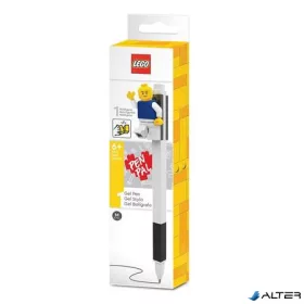 Zseléstoll, 0,7 mm, kupakos, mini figurával, LEGO, fekete