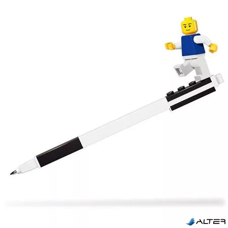 Zseléstoll, 0,7 mm, kupakos, mini figurával, LEGO, fekete