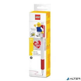 Zseléstoll, 0,7 mm, kupakos, mini figurával, LEGO, piros