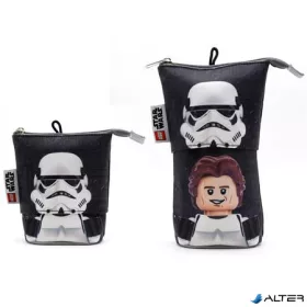   Tolltartó, cipzáras, pop-up, LEGO "Star Wars Stormtrooper/Han Solo", fekete-mintás