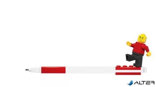 Zseléstoll, 0,7 mm, kupakos, mini figurával, LEGO, piros