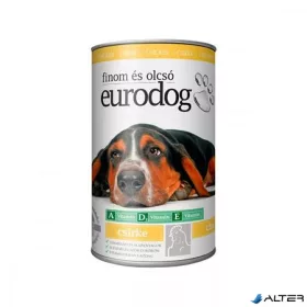 Kutyaeledel, konzerv, 1240 g "Eurodog", csirkés