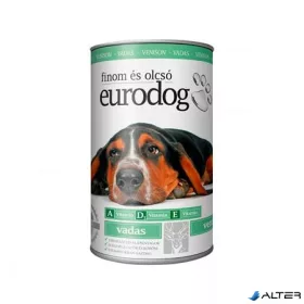 Kutyaeledel, konzerv, 1240 g "Eurodog", vadas