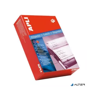   Etikett, mátrixnyomtatókhoz, 3 pályás, 88,9x23,3 mm, APLI, 18000 etikett/csomag