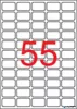 Etikett, univerzális, 36,8x23,8 mm, eltávolítható, kerekített sarkú, APLI, 5500 etikett/csomag