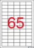 Etikett, univerzális, 38x21,2 mm, eltávolítható, APLI, 6500 etikett/csomag