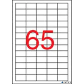   Etikett, univerzális, 38x21,2 mm, eltávolítható, APLI, 6500 etikett/csomag