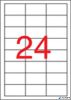 Etikett, univerzális, 64,6x33,8 mm, eltávolítható, APLI, 2400 etikett/csomag