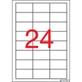   Etikett, univerzális, 64,6x33,8 mm, eltávolítható, APLI, 2400 etikett/csomag