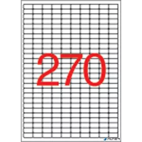   Etikett, univerzális, 17,8x10 mm, eltávolítható, kerekített sarkú, APLI, 6750 etikett/csomag