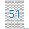 Etikett, 45x8 mm, eltávolítható, ékszerekhez, A5 hordozón, APLI, 765 etikett/csomag