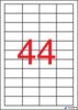 Etikett, univerzális, 48,5x25,4 mm, APLI, 22000 etikett/csomag